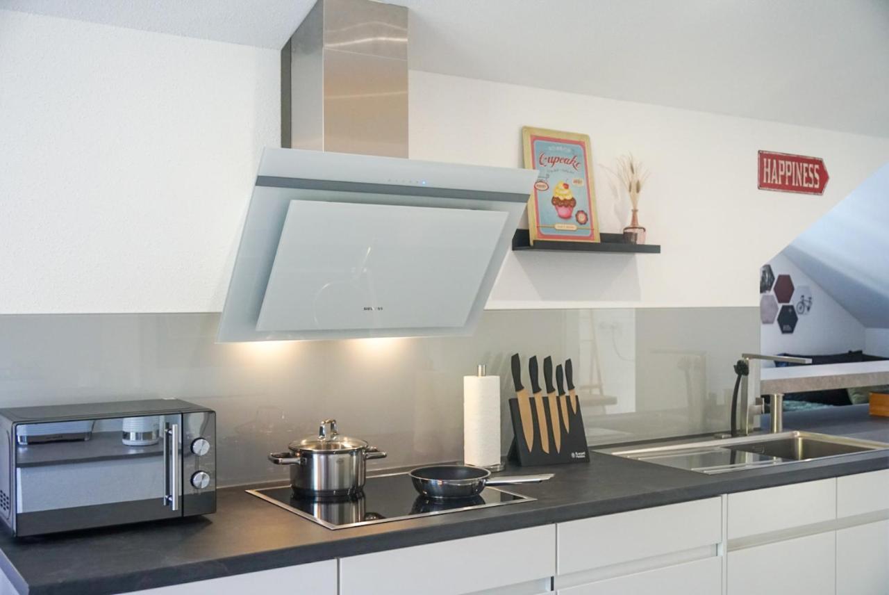 Penthouse-Wohnung I 100 Qm I Blick Auf Die Weinreben I Nespresso I Emma Matratzen Auggen Luaran gambar
