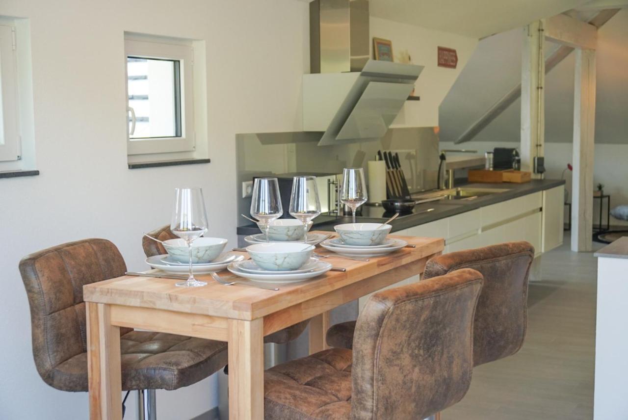 Penthouse-Wohnung I 100 Qm I Blick Auf Die Weinreben I Nespresso I Emma Matratzen Auggen Luaran gambar
