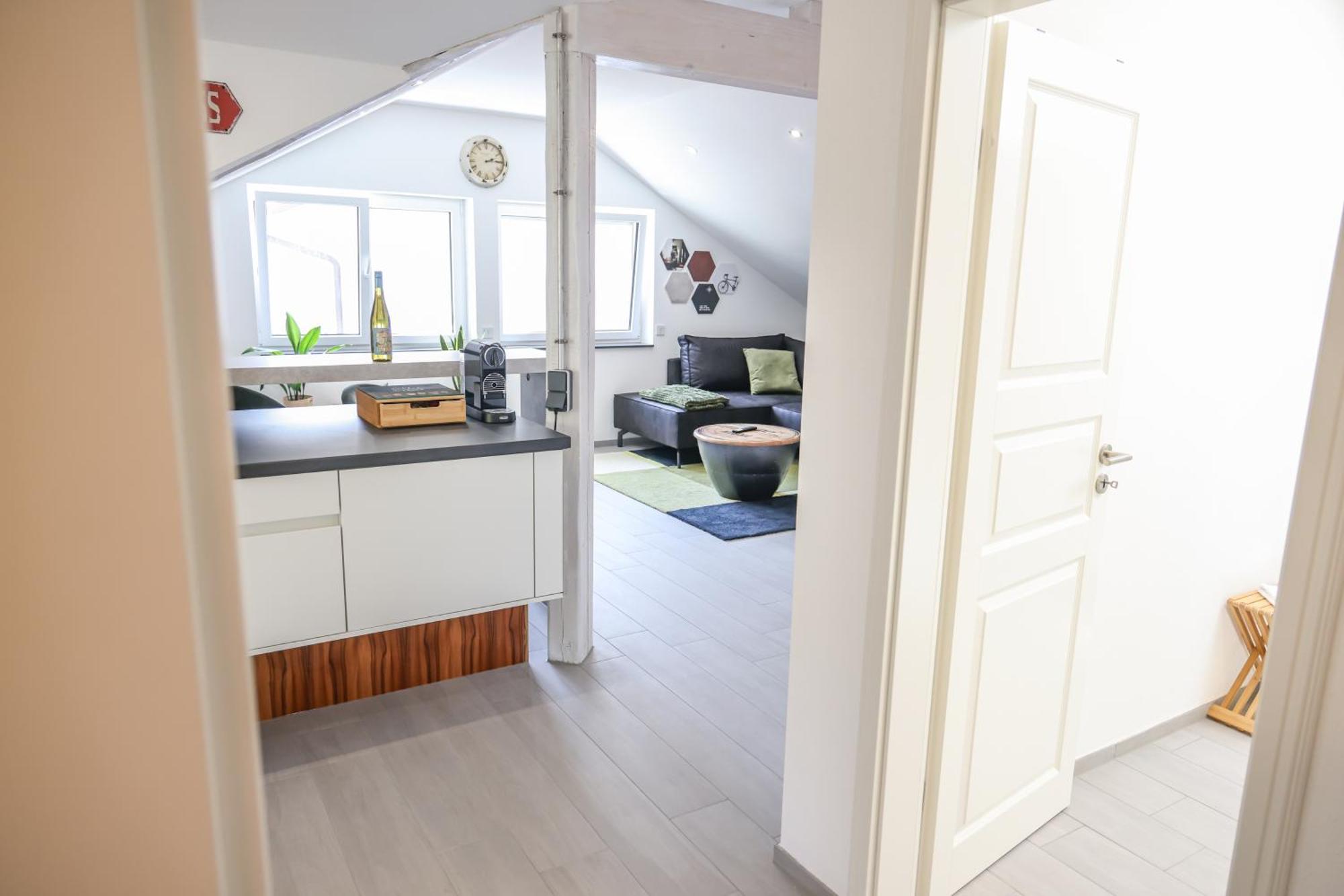 Penthouse-Wohnung I 100 Qm I Blick Auf Die Weinreben I Nespresso I Emma Matratzen Auggen Luaran gambar