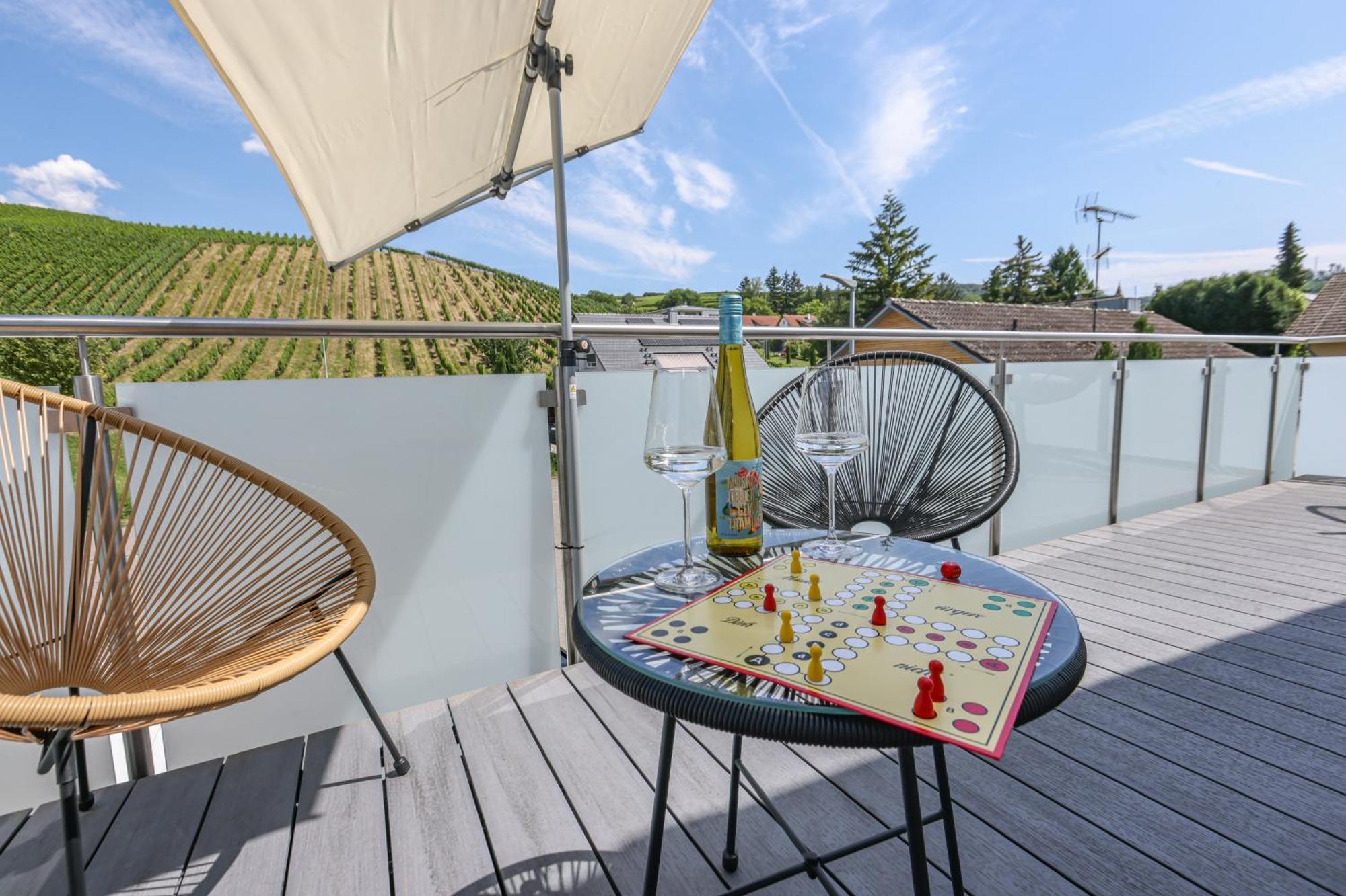 Penthouse-Wohnung I 100 Qm I Blick Auf Die Weinreben I Nespresso I Emma Matratzen Auggen Luaran gambar